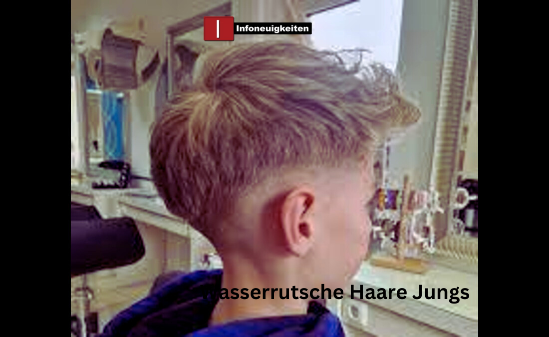 Wasserrutsche Haare Jungs